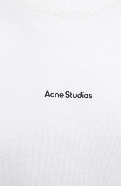 Хлопковая футболка ACNE STUDIOS, арт. AL0149, фото 5