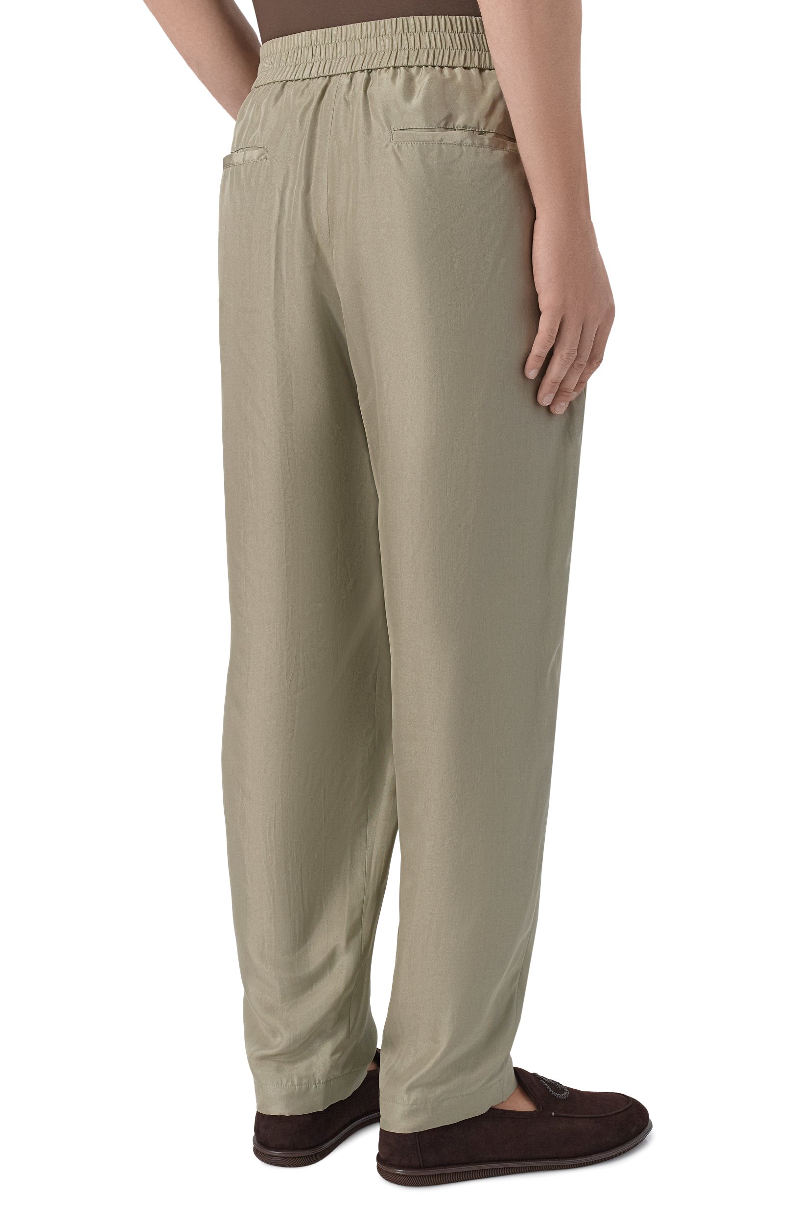 Шелковые брюки GIORGIO ARMANI, арт. GM004367/TE23076, фото 4