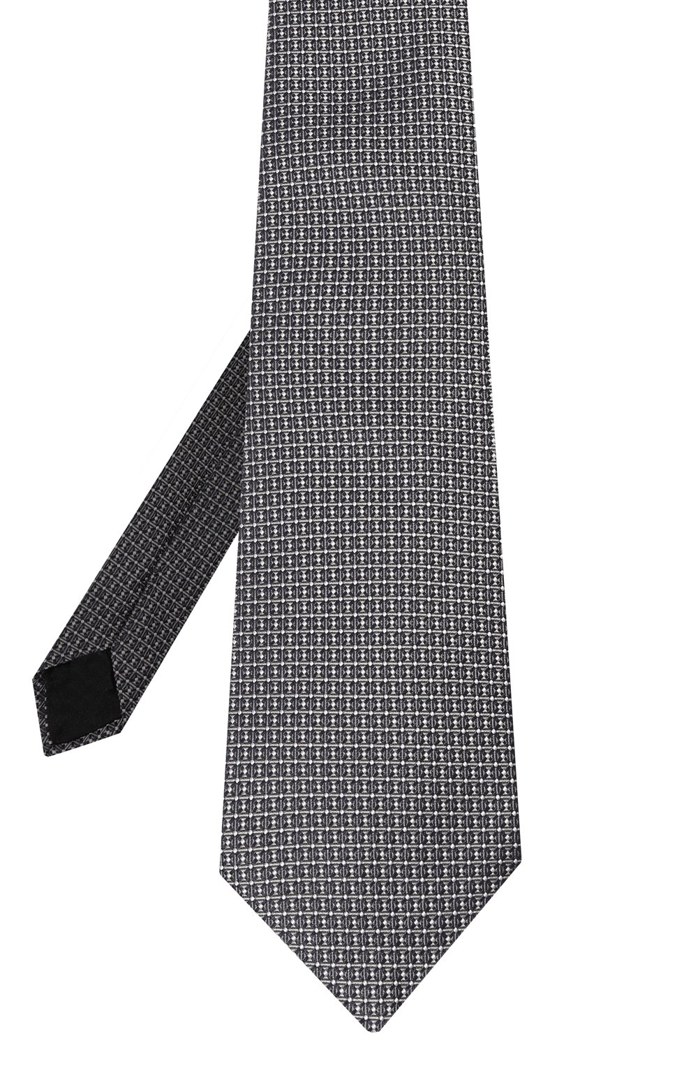 Шелковый галстук LANVIN серого цвета по цене 16050 руб., арт. TIE/3103, фото 3 Шелковый галстук LANVIN, арт. TIE/3103, фото 3