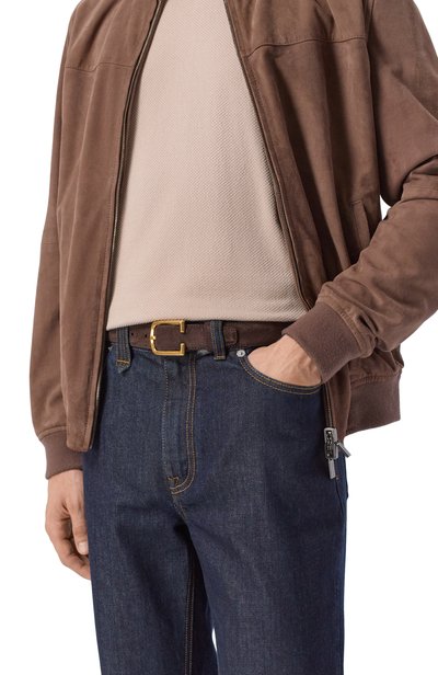 Мужской замшевый ремень CORNELIANI, арт. 28V312/2A20822
