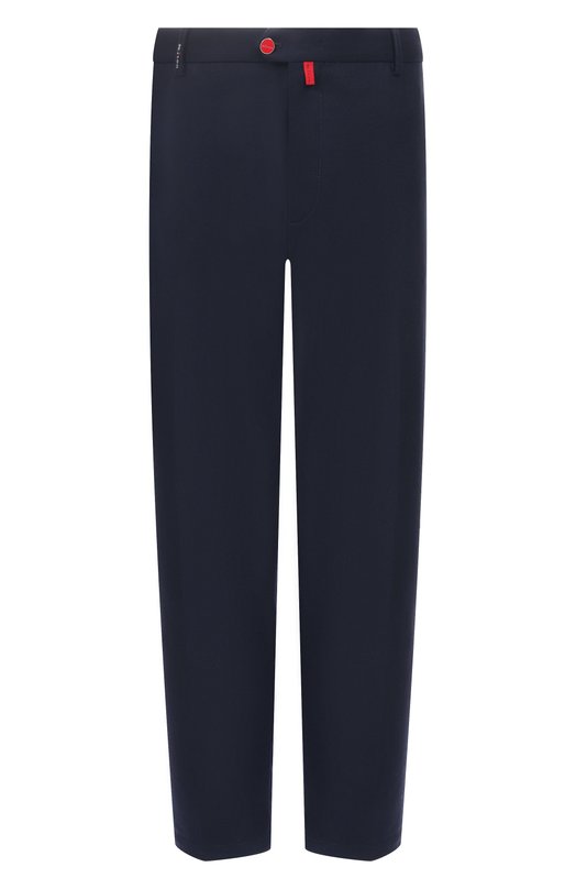 Шерстяные брюки Kiton UFPPERK0124G05 Синий UFPPERK0124G05