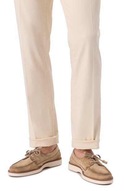 Замшевые топсайдеры detroit SANTONI, арт. MGDG19050BI0SFET, фото 3