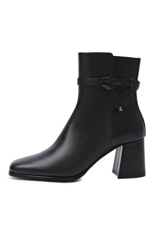 Кожаные ботильоны Lawton 65 Jimmy Choo LAWT0NAB65CLF Чёрный  LAWT0NAB65CLF Фото 4