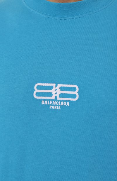 Хлопковая футболка BALENCIAGA, арт. 612966/TMVG7, фото 5