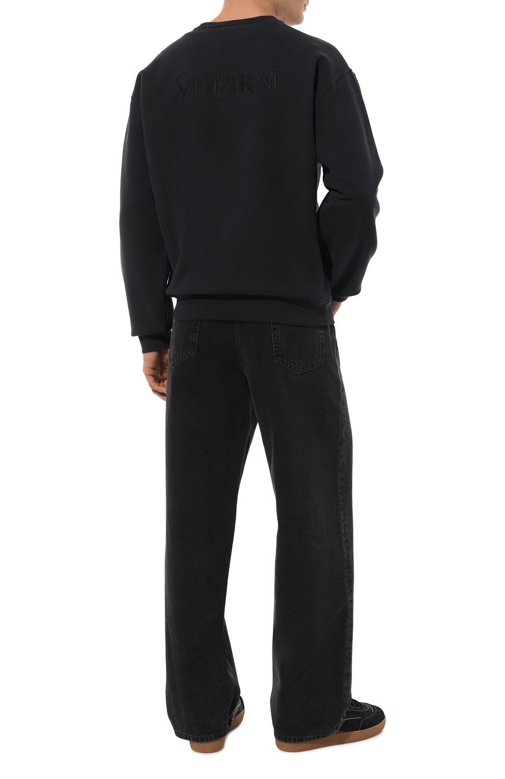 Хлопковый свитшот SAINT LAURENT, арт. 754513/Y36SW, фото 2
