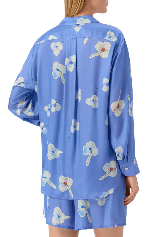 Пижама из хлопка и шелка Any Wowzers BFR02-TRIFL-BL Голубой  BFR02-TRIFL-BL Фото 4