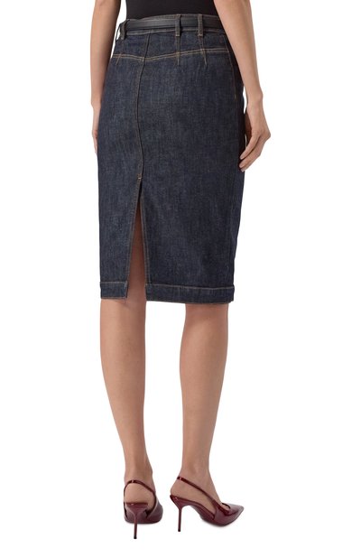 Джинсовая юбка SELF-PORTRAIT, арт. PF25808MSKBL, фото 4