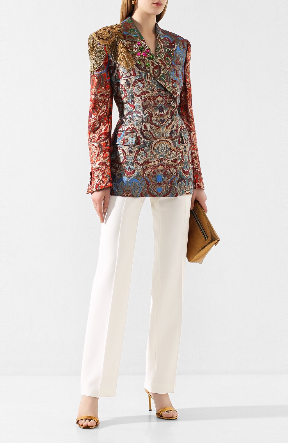Двубортный жакет DRIES VAN NOTEN, арт. 201-10457-9368, фото 2