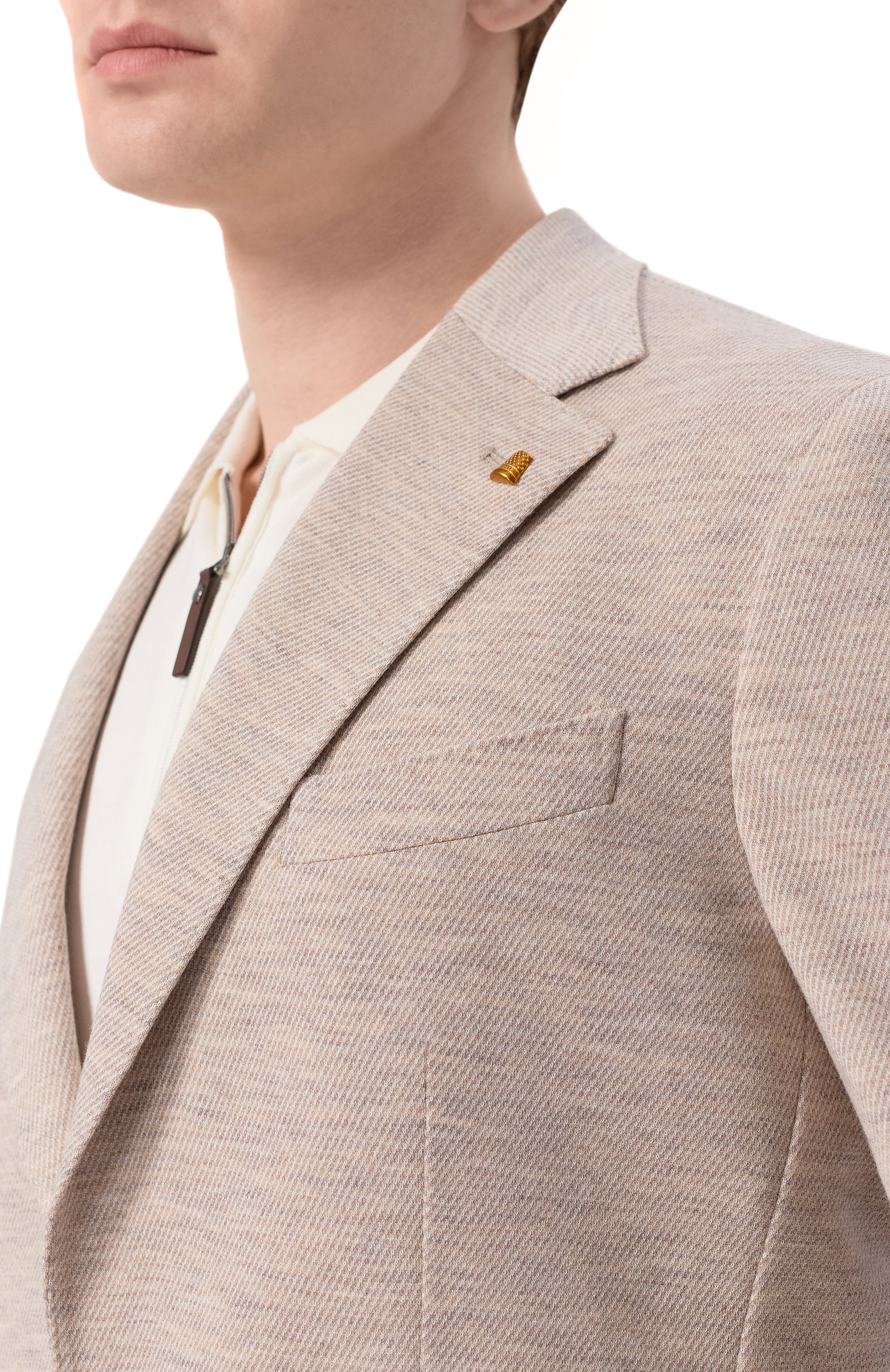 Пиджак из шерсти и хлопка SARTORIA LATORRE, арт. JEF74/JJ105, фото 5