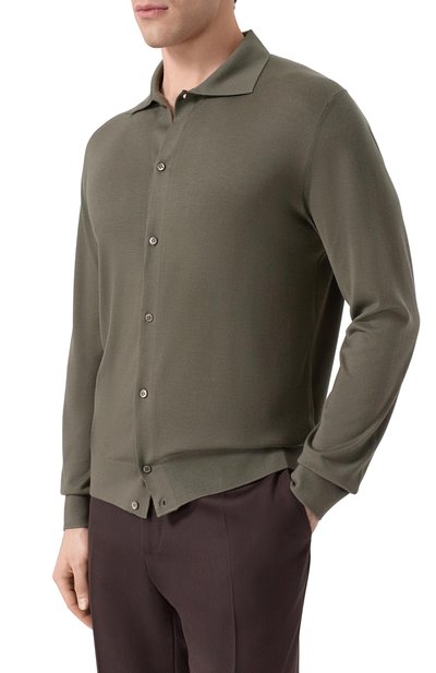 Рубашка из кашемира и шерсти STEFANO RICCI, арт. W505506PAL/W26150_001, фото 3