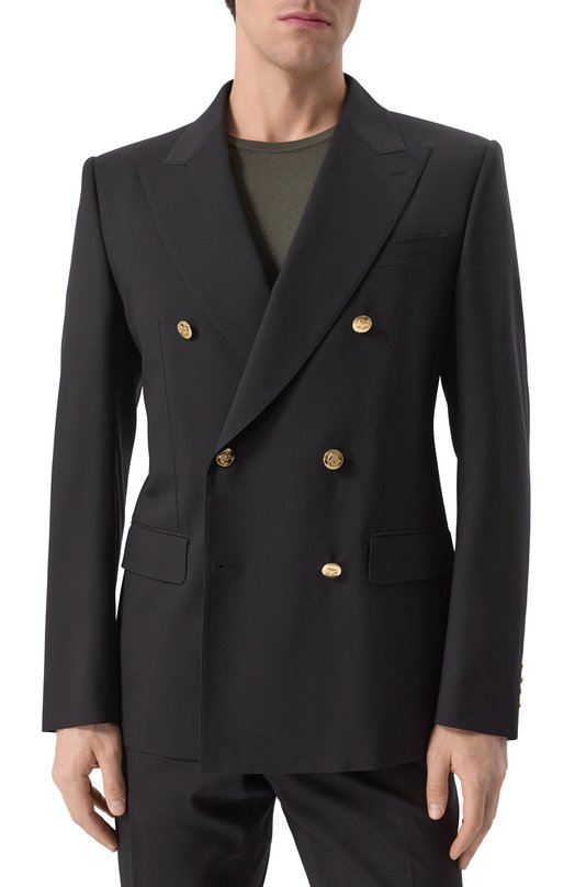 Шерстяной костюм Dolce & Gabbana GKPRMT/GJ076 Чёрный  GKPRMT/GJ076 Фото 2