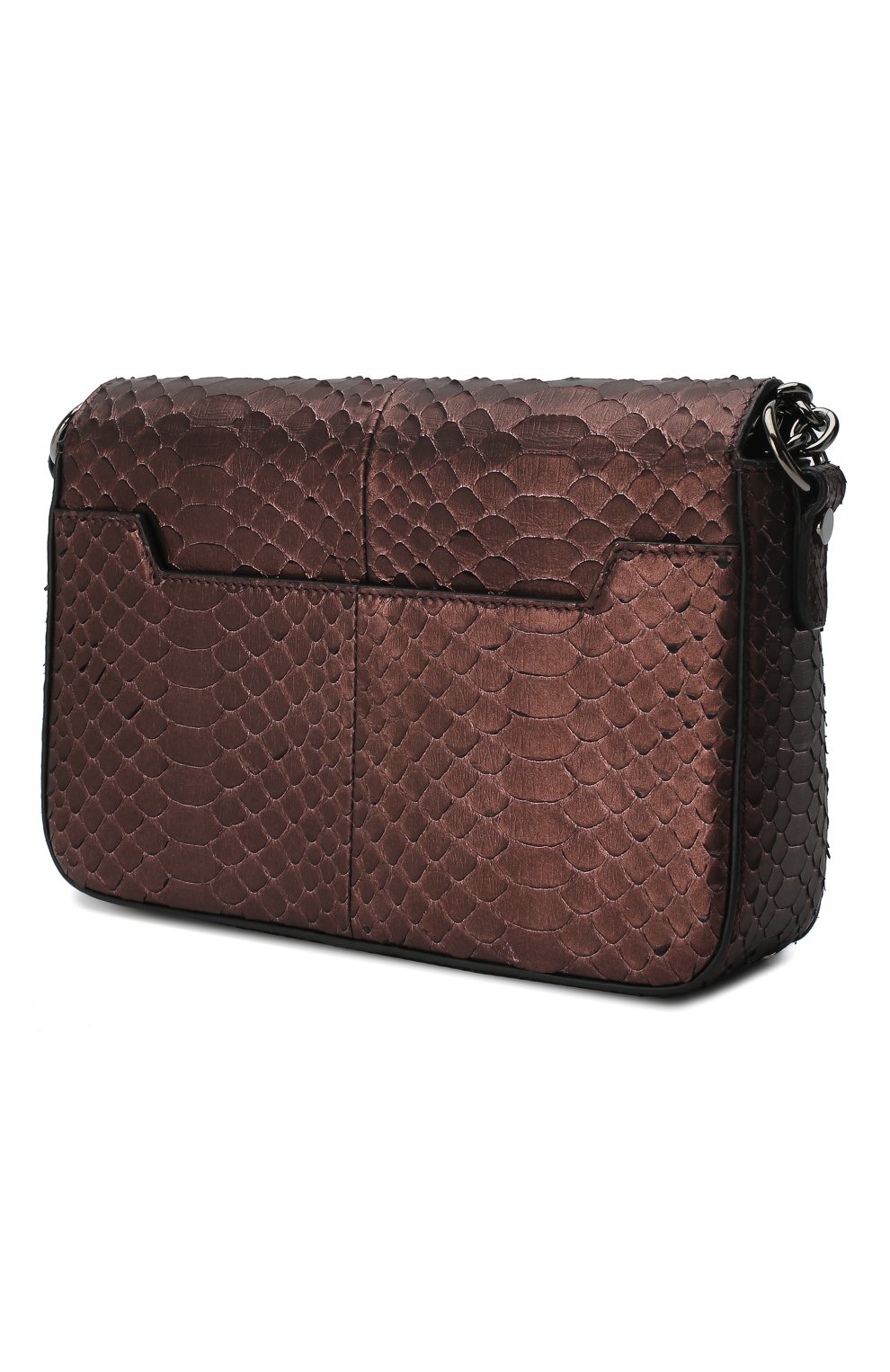Сумка natalia small из кожи питона TOM FORD фиолетового цвета по цене 439000 руб., арт. L0826K-P61/PBIV, фото 3 Сумка natalia small из кожи питона TOM FORD, арт. L0826K-P61/PBIV, фото 3