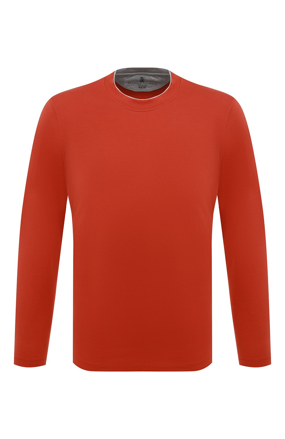 Хлопковый лонгслив BRUNELLO CUCINELLI, арт. M0T617433, фото 1