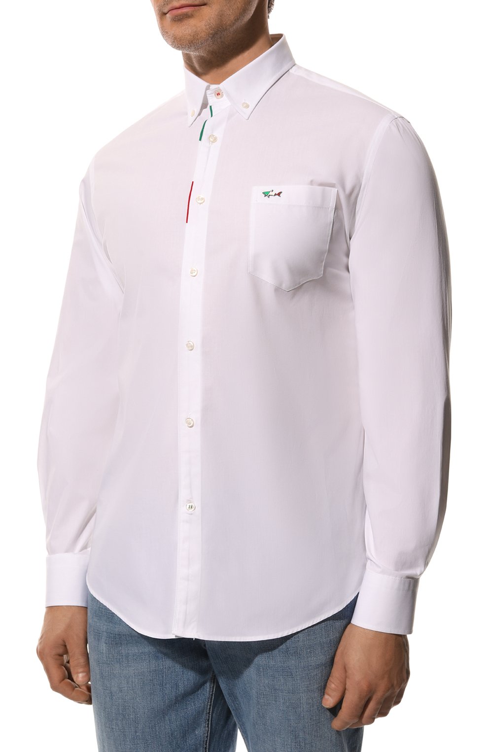 Хлопковая рубашка PAUL&SHARK, арт. 23413296J, фото 3