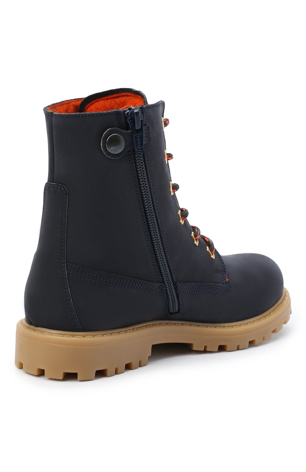 Кожаные ботинки RONDINELLA синего цвета по цене 20750 руб., арт. 11200-2/310/34-36, фото 3 Кожаные ботинки RONDINELLA, арт. 11200-2/310/34-36, фото 3