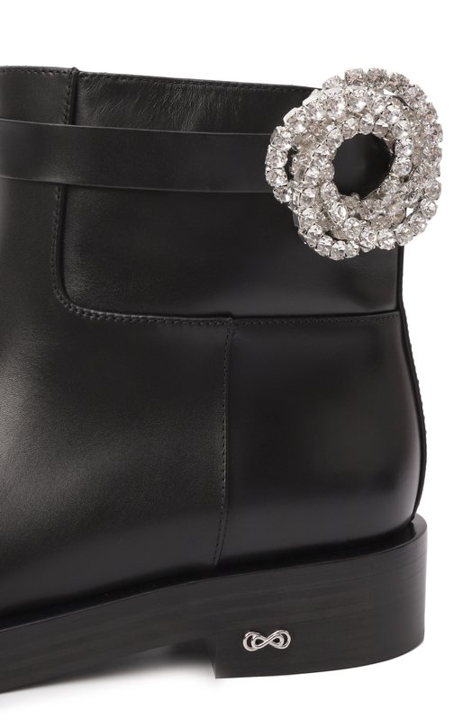 Кожаные ботинки Galaxy Mach & Mach PF24-S0751-40-CLF-BLK Чёрный  PF24-S0751-40-CLF-BLK Фото 7