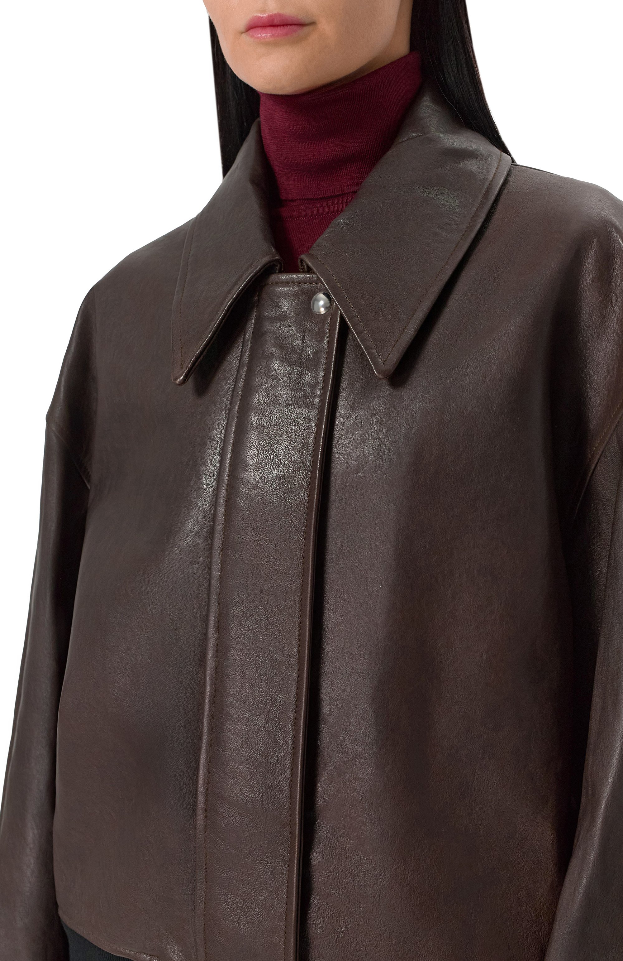 Кожаный бомбер KHAITE, арт. 6166729/L729, фото 5