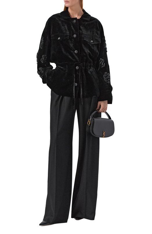 Бархатная куртка YANINA T-3001 Чёрный  T-3001 Фото 2