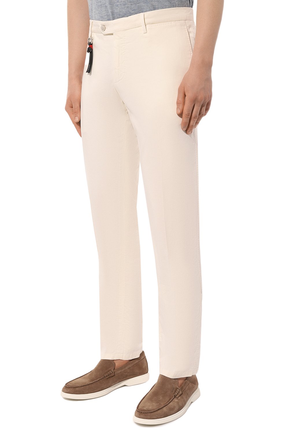 Брюки из хлопка и шелка MARCO PESCAROLO, арт. SLIM80/4900, фото 3