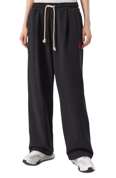 Хлопковые брюки AECA WHITE, арт. AWCMFWBDBPLSO001C0.BLACK (S), фото 3