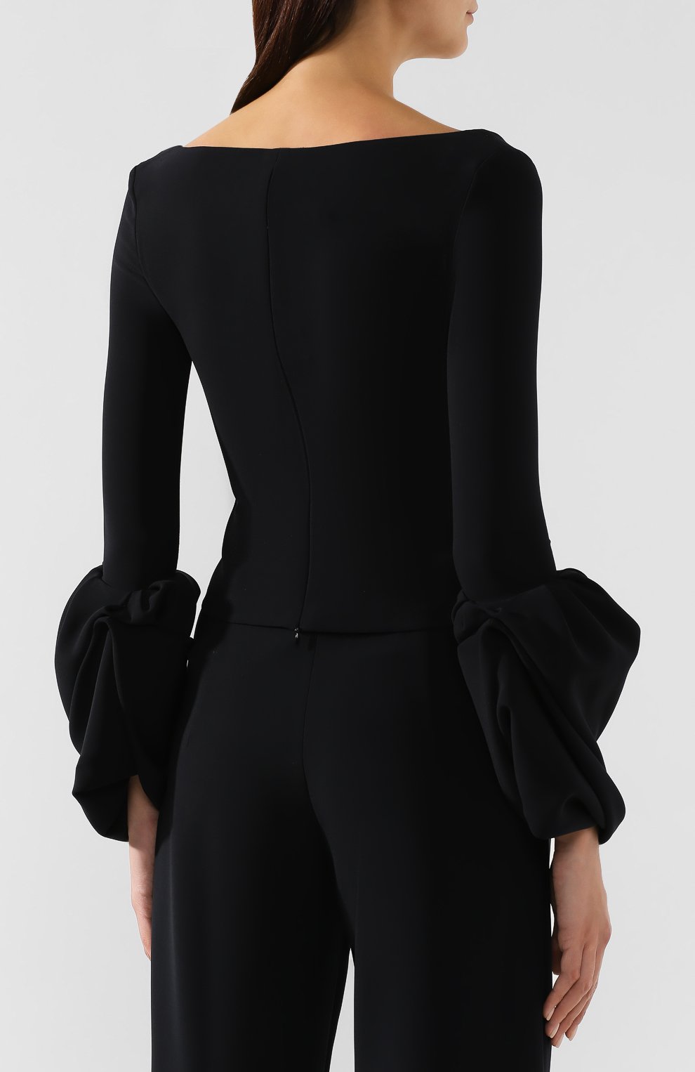 Блузка A.W.A.K.E. MODE черного цвета по цене 44550 руб., арт. AW19.T15, фото 4 Блузка A.W.A.K.E. MODE, арт. AW19.T15, фото 4