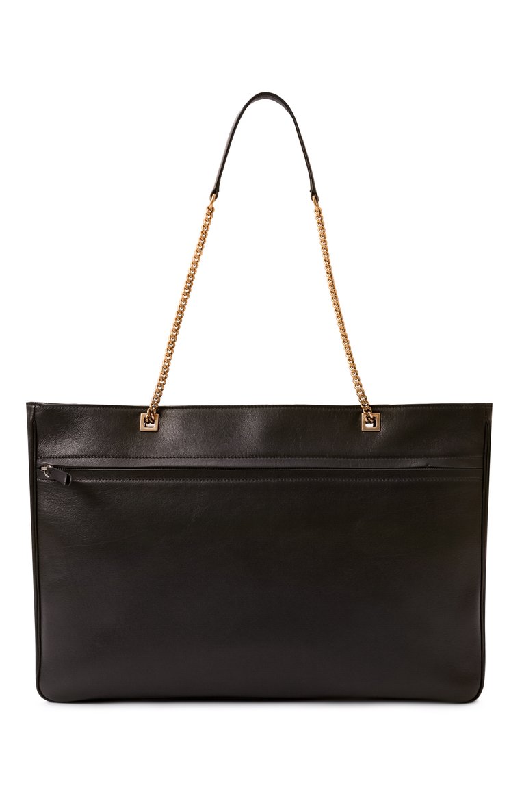 Женская сумка-тоут viva superstar large VALENTINO черного цвета, арт. 6W2B0R12/PTJ | Фото 6 (Размер: large; Материал сплава: Проставлено; Материал: Натуральная кожа; Драгоценные камни: Проставлено; Ремень/цепочка: На ремешке)