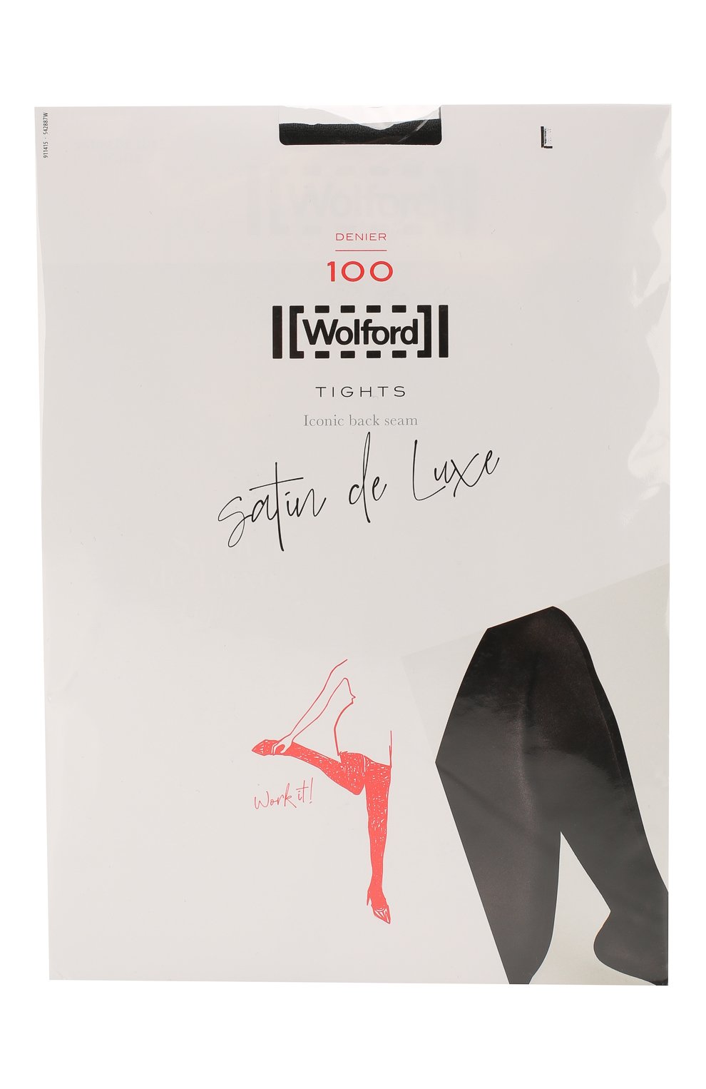 Колготки WOLFORD черного цвета по цене 10900 руб., арт. 11415, фото 1 Колготки WOLFORD, арт. 11415, фото 1