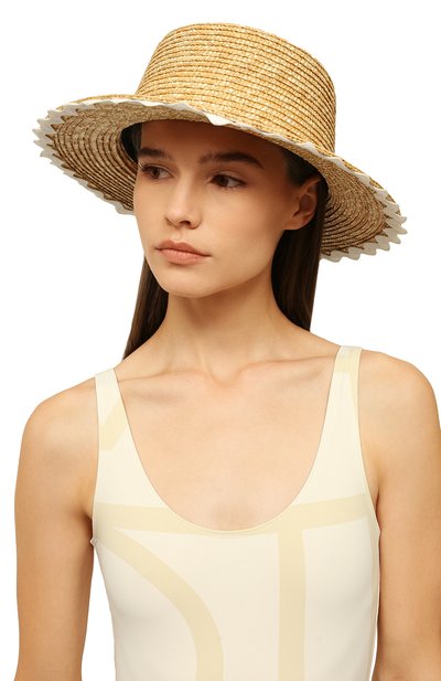 Шляпа LE NINE, арт. BT-0204 IV0RY/RAFIA, фото 2