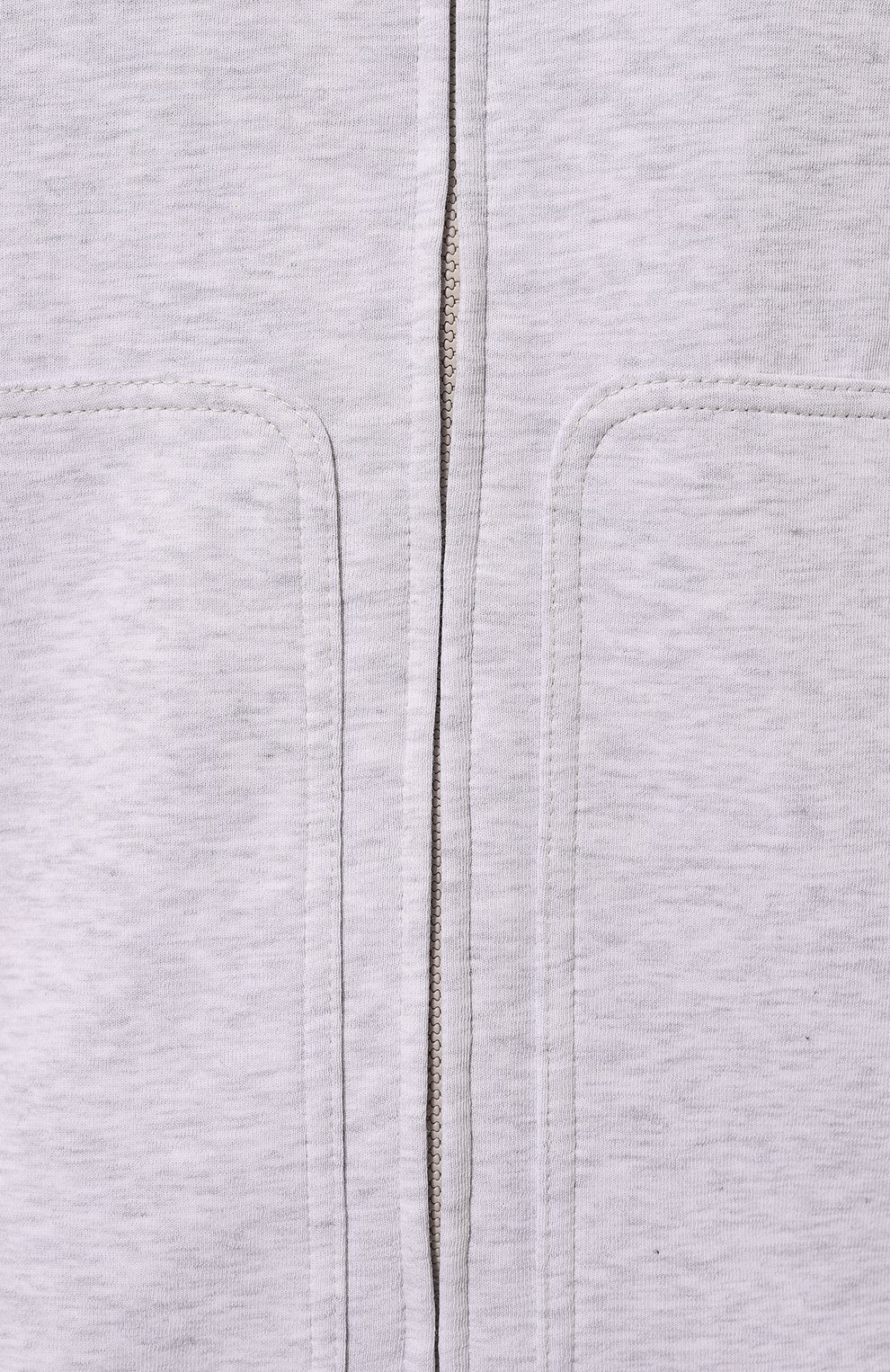 Хлопковый жилет BRUNELLO CUCINELLI светло-серого цвета по цене 84750 руб., арт. M0T35B2281, фото 5 Хлопковый жилет BRUNELLO CUCINELLI, арт. M0T35B2281, фото 5