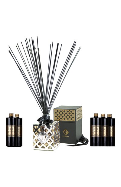 Набор efesto jewels platinum kirce (ваза 2500ml + рефил 5х500ml) DANHERA ITALY, арт. DANHEFESTO2500/PLATI/KIRC