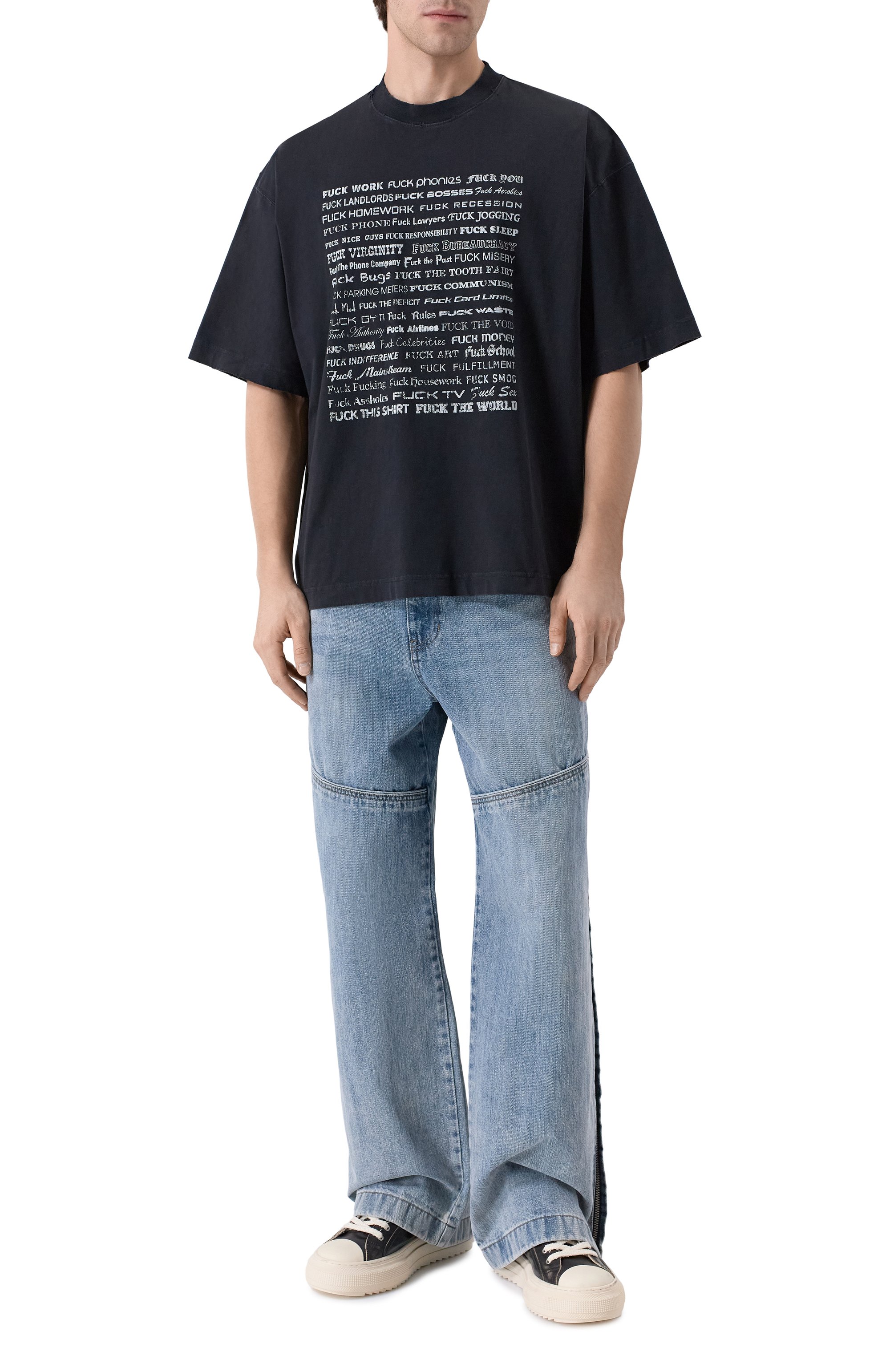 Хлопковая футболка VETEMENTS, арт. ME76TR212BX/1200 LIGHT JERSEY, фото 2