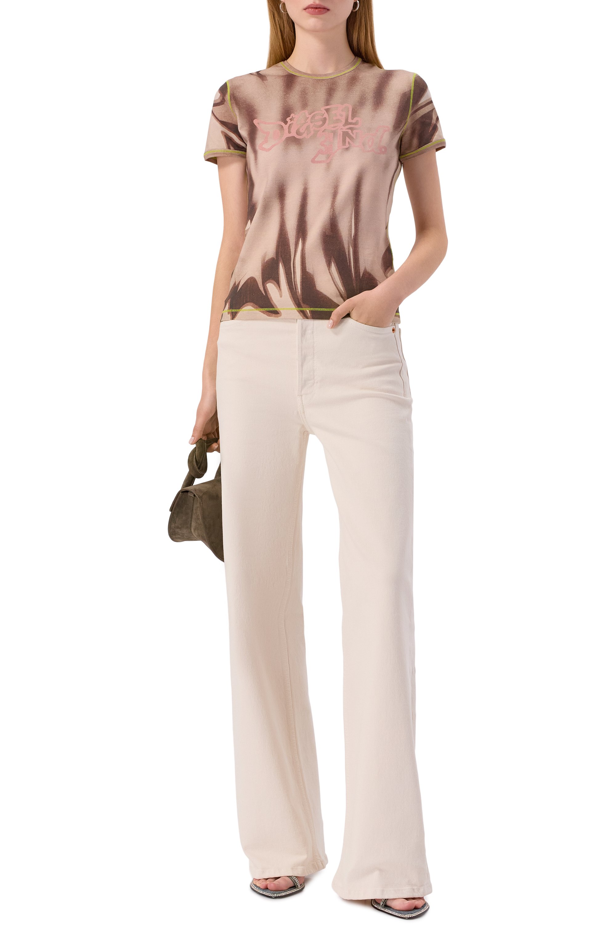 Хлопковая футболка t-grafi DIESEL, арт. A21771/0EPCP, фото 2