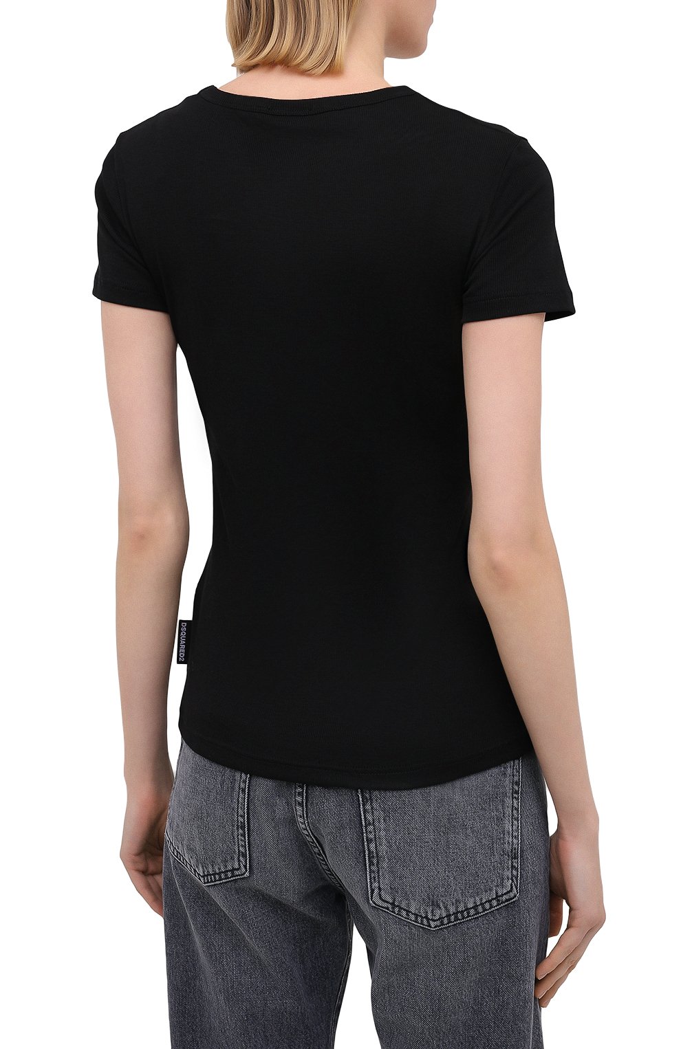 Хлопковая футболка DSQUARED2, арт. D8M203310, фото 4