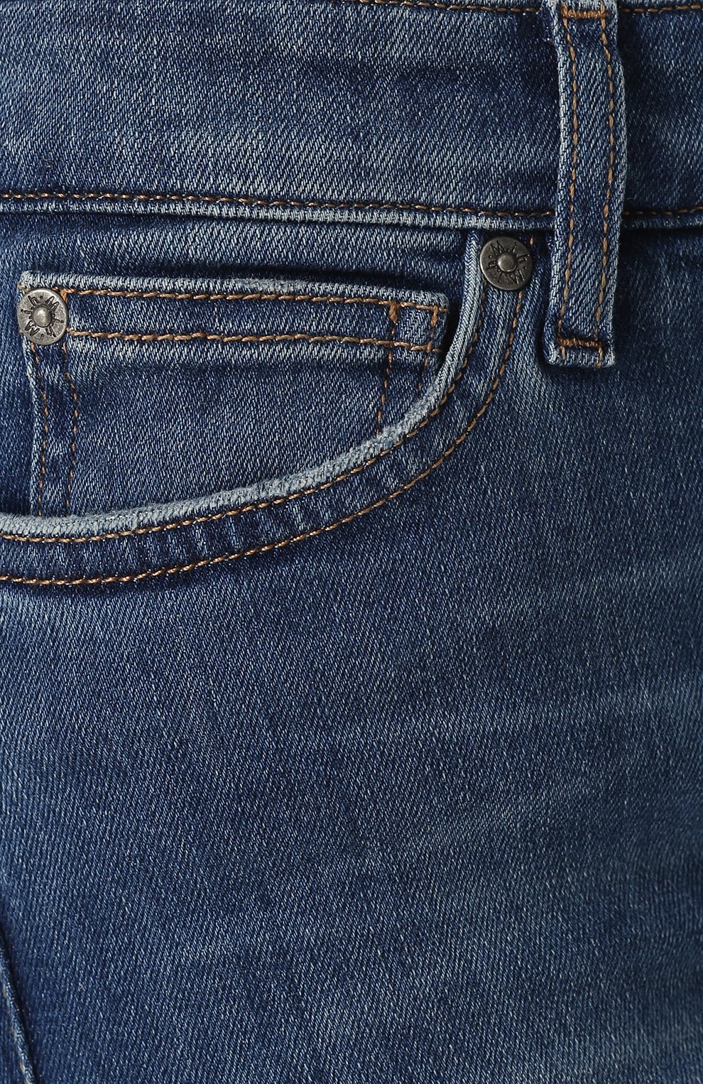 Укороченные джинсы с потертостями MIH JEANS, арт. W2100101BEW, фото 5