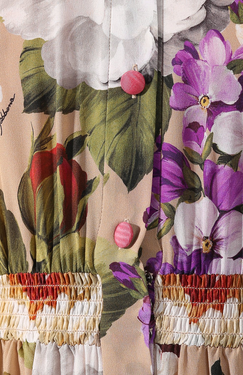 Шелковый комбинезон DOLCE & GABBANA, арт. F6H4LT/IS1A0, фото 5