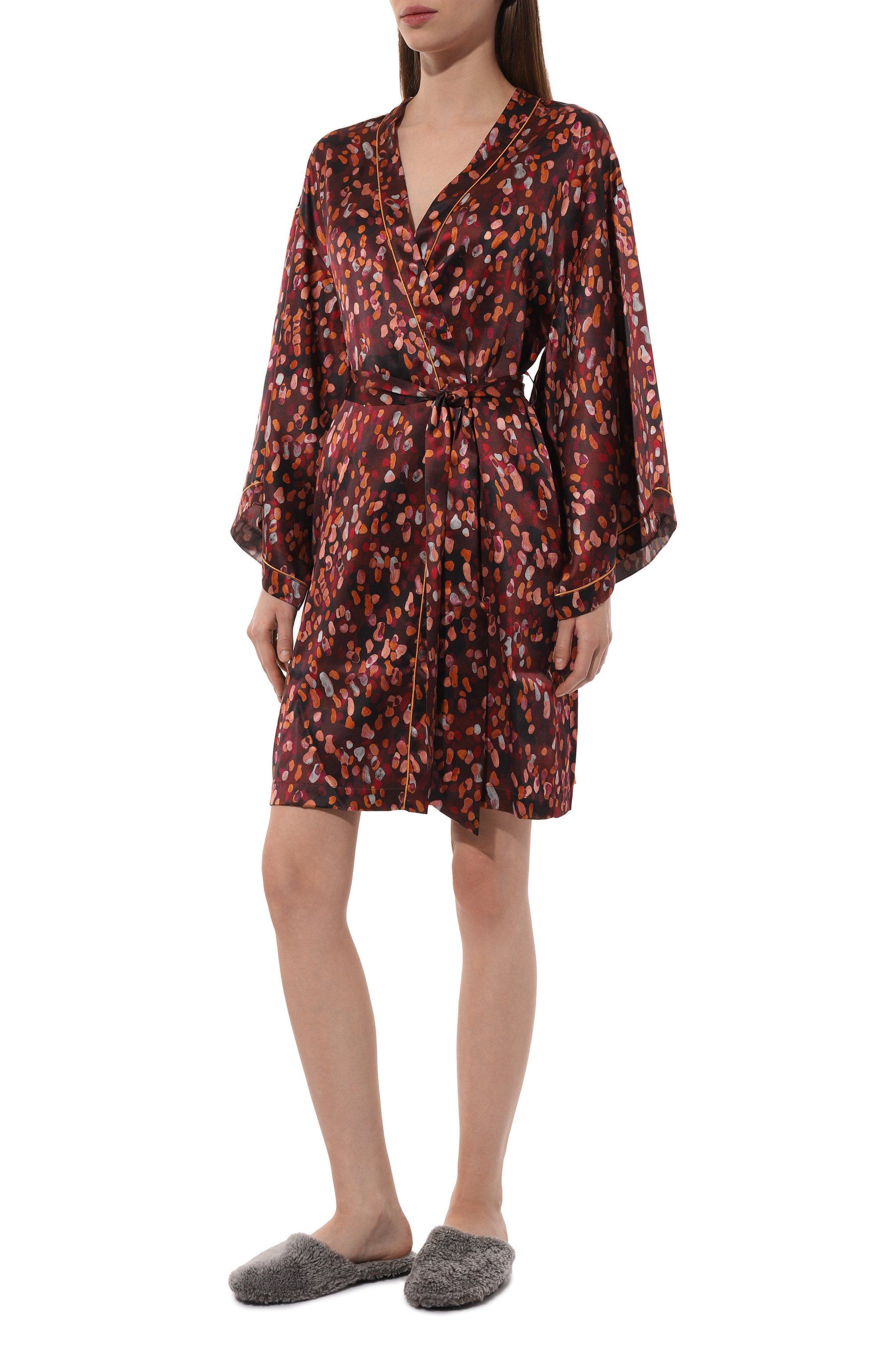 Шелковый халат LUNA DI SETA, арт. VLST61108, фото 2