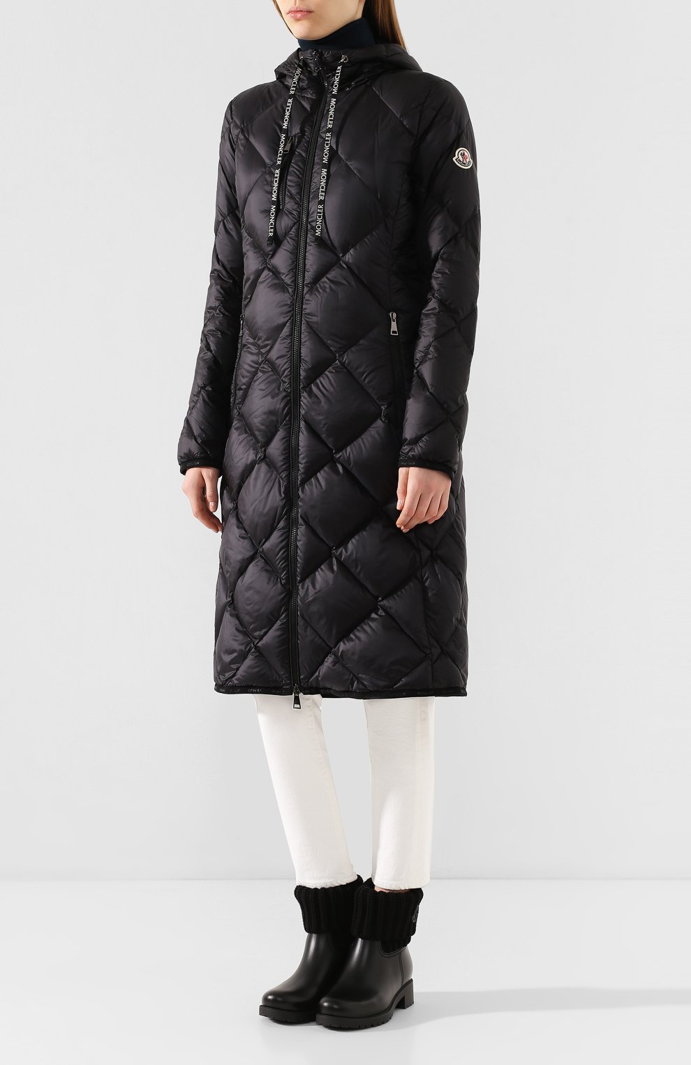 Пуховое пальто suvex MONCLER черного цвета по цене 133000 руб., арт. F1-093-1C515-00-C0381, фото 3 Пуховое пальто suvex MONCLER, арт. F1-093-1C515-00-C0381, фото 3