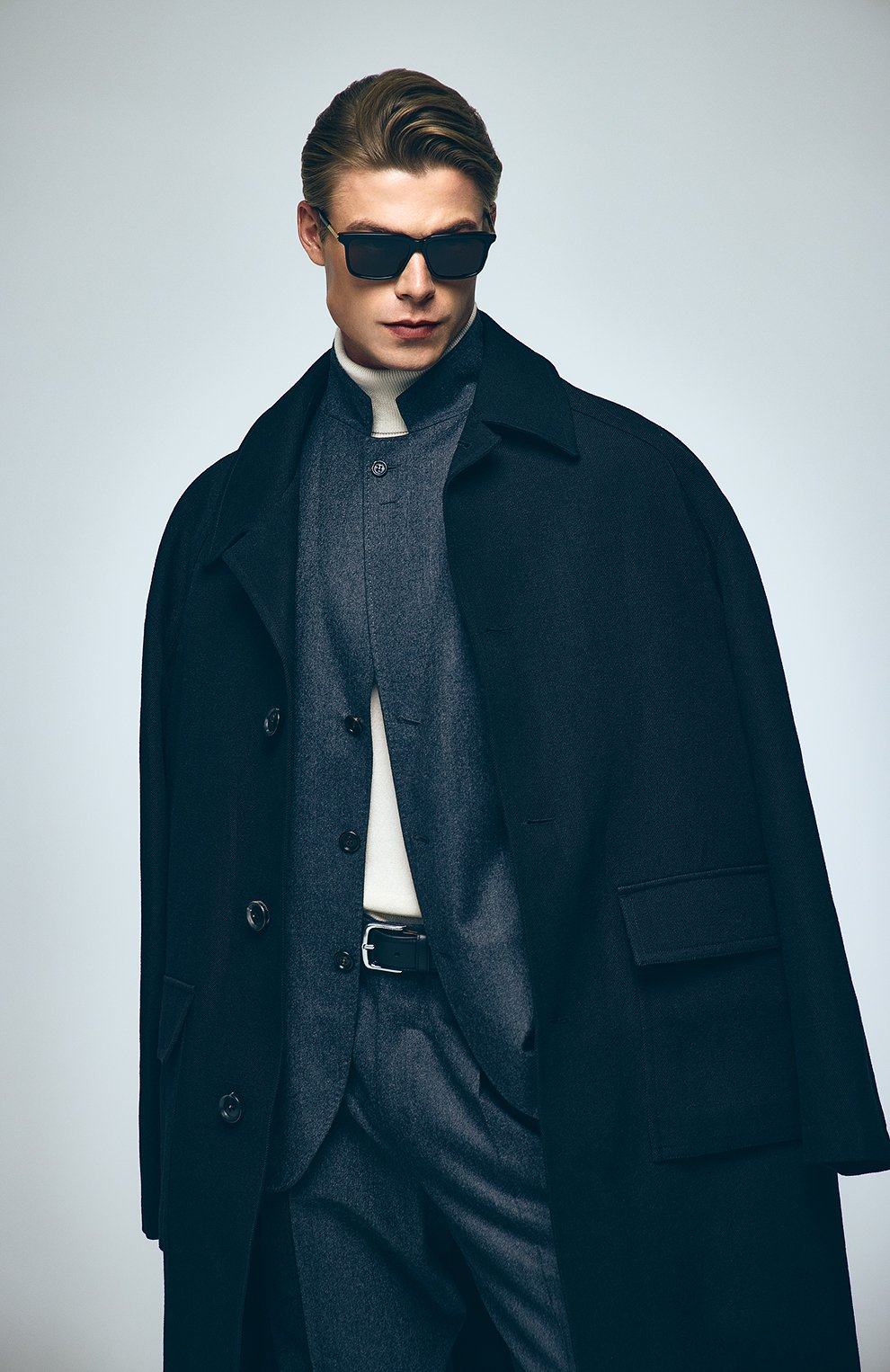 Шерстяное пальто JUUN.J темно-серого цвета по цене 136500 руб., арт. JC4930P21/4, фото 7 Шерстяное пальто JUUN.J, арт. JC4930P21/4, фото 7