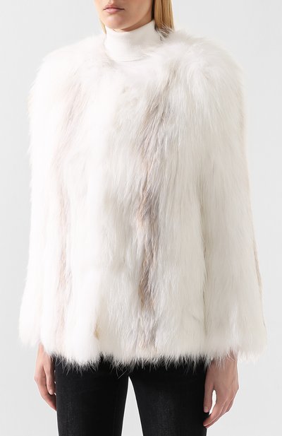 Шуба из меха песца YVES SALOMON, арт. 9WYV73860KRDX, фото 3