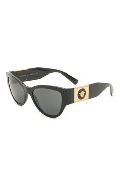 Женские солнцезащитные очки VERSACE черного цвета, арт. 4398-GB1/87 | Фото 1 (Тип очков: С/з; Региональные ограничения белый список (Axapta Mercury): RU, Не проставлено; Нос: Не проставлено; Материал: Пластик; Очки форма: Бабочка; Оптика Гендер: оптика-женское)