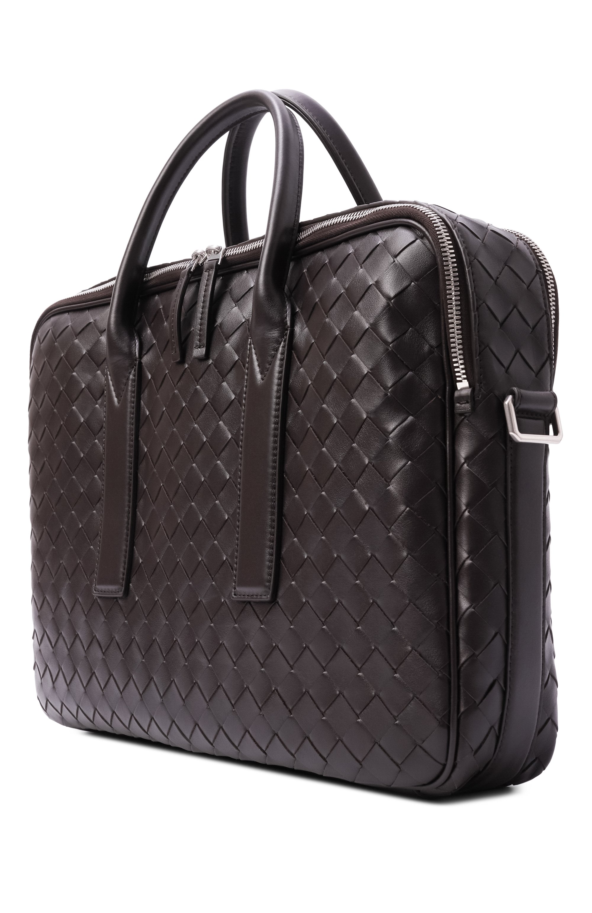 Портфель getaway large BOTTEGA VENETA темно-коричневого цвета по цене 529500 руб., арт. 766361/V2HL1, фото 3 Портфель getaway large BOTTEGA VENETA, арт. 766361/V2HL1, фото 3