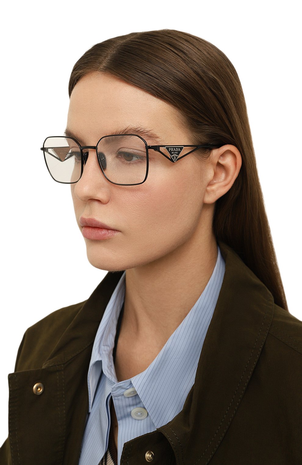 Оправа PRADA черного цвета по цене 49950 руб., арт. A51V-1AB101, фото 2 Оправа PRADA, арт. A51V-1AB101, фото 2