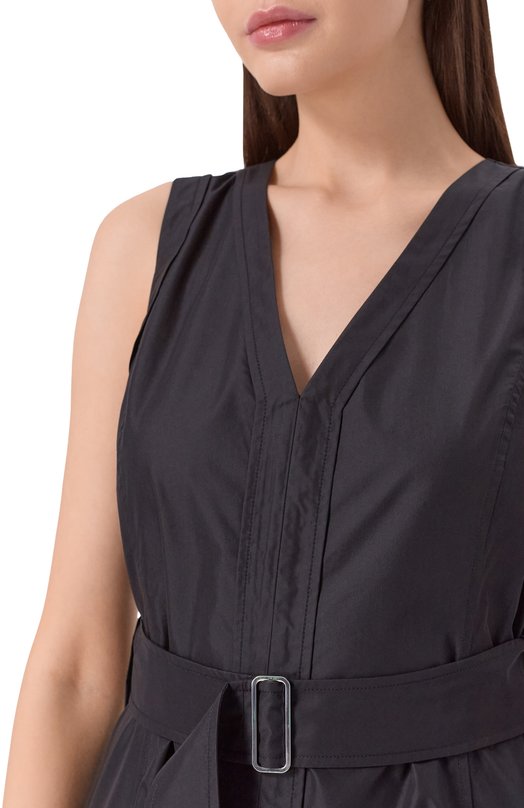 Хлопковое платье 3.1 Phillip Lim S251-9877LCE Чёрный  S251-9877LCE Фото 5