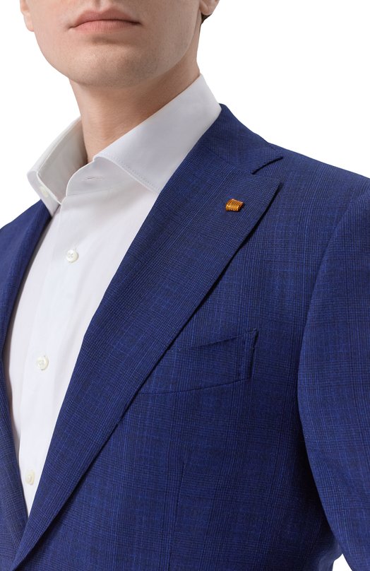 Шерстяной костюм Sartoria Latorre A6I7EF/QJ0174 Синий  A6I7EF/QJ0174 Фото 6