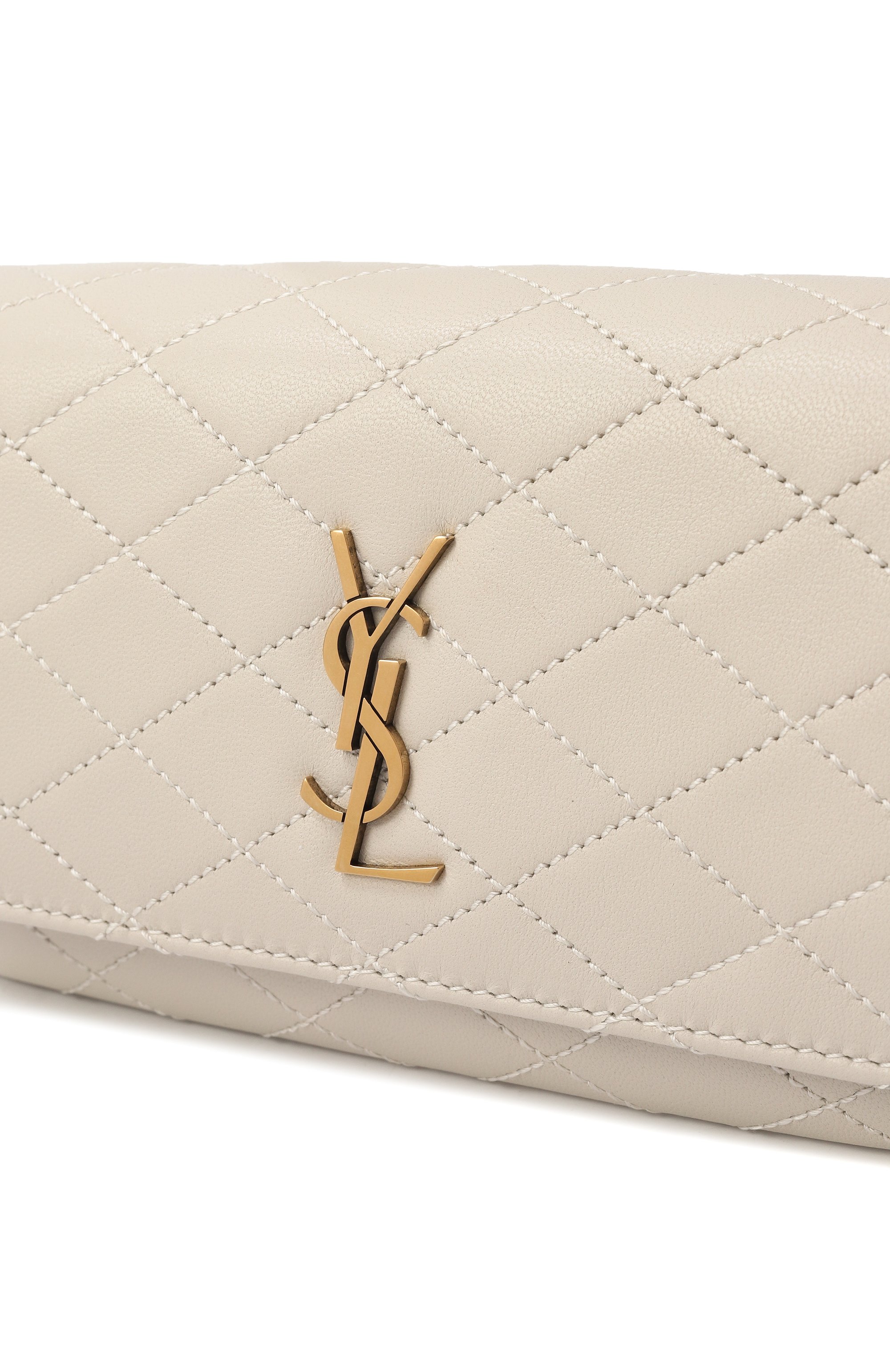 Сумка gaby SAINT LAURENT кремового цвета по цене 153000 руб., арт. 754051/1EL07, фото 3 Сумка gaby SAINT LAURENT, арт. 754051/1EL07, фото 3