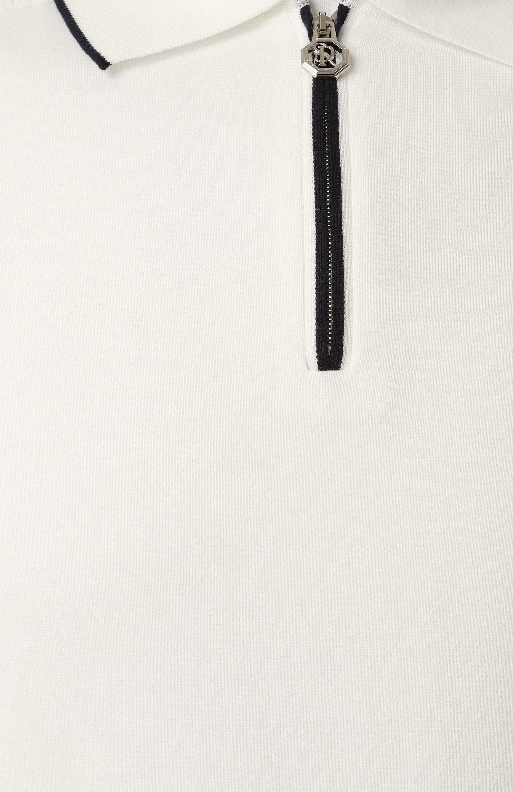 Хлопковое поло STEFANO RICCI белого цвета по цене 130000 руб., арт. K616410P31/F25116, фото 6 Хлопковое поло STEFANO RICCI, арт. K616410P31/F25116, фото 6