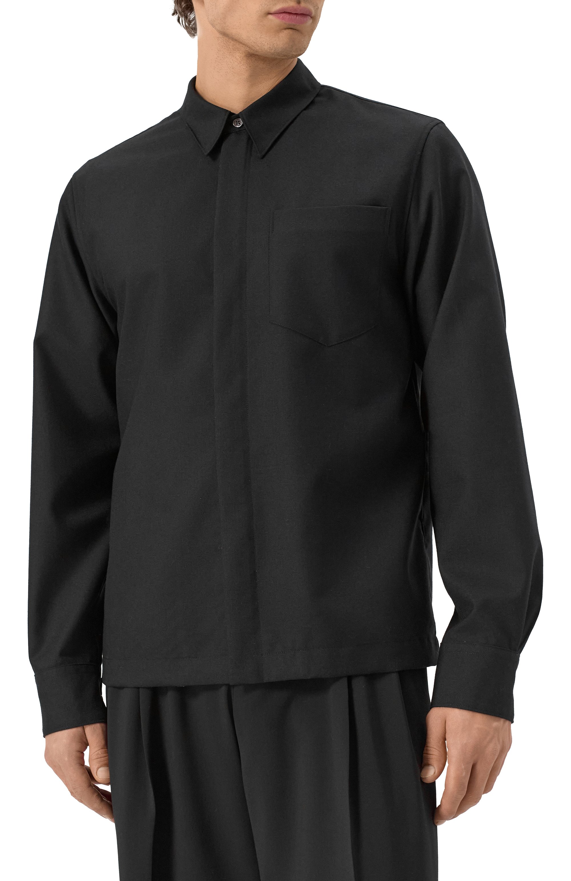 Шерстяная рубашка DRIES VAN NOTEN, арт. 251-020708-1310, фото 3