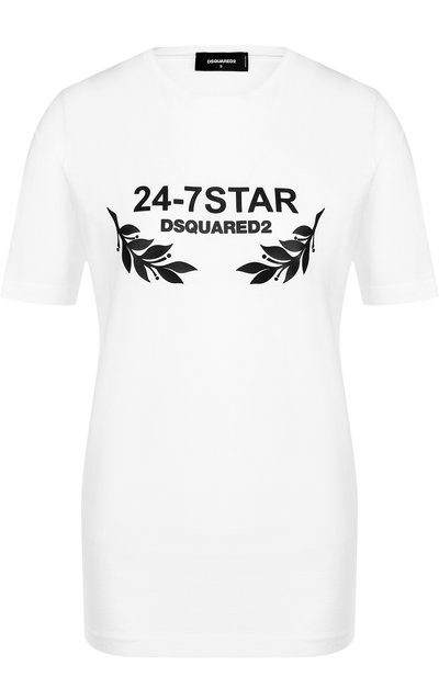Женская хлопковая футболка DSQUARED2, арт. S75GC0850/S22427