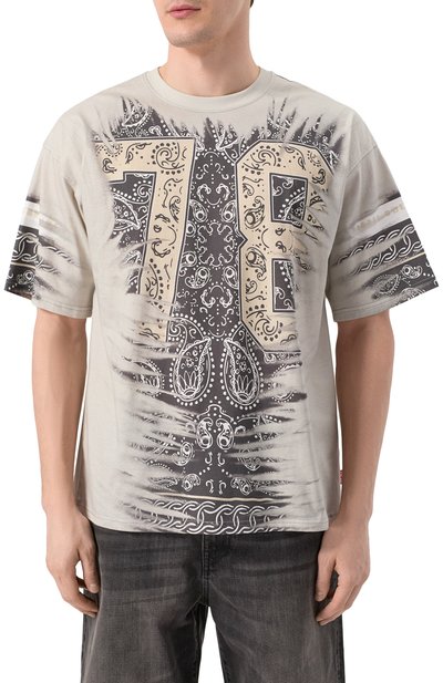 Хлопковая футболка DIESEL, арт. A19649/0HGBZ, фото 3