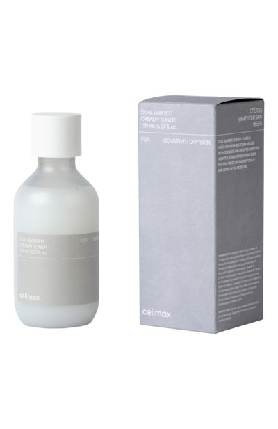 Тонер dual barrier creamy toner (150ml) CELIMAX бесцветного цвета по цене 2810 руб., арт. 8809606850475, фото 2 Тонер dual barrier creamy toner (150ml) CELIMAX, арт. 8809606850475, фото 2